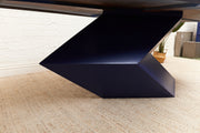 Rare 1970’s Origami Dining Table by Don S. Shoemaker in Blue