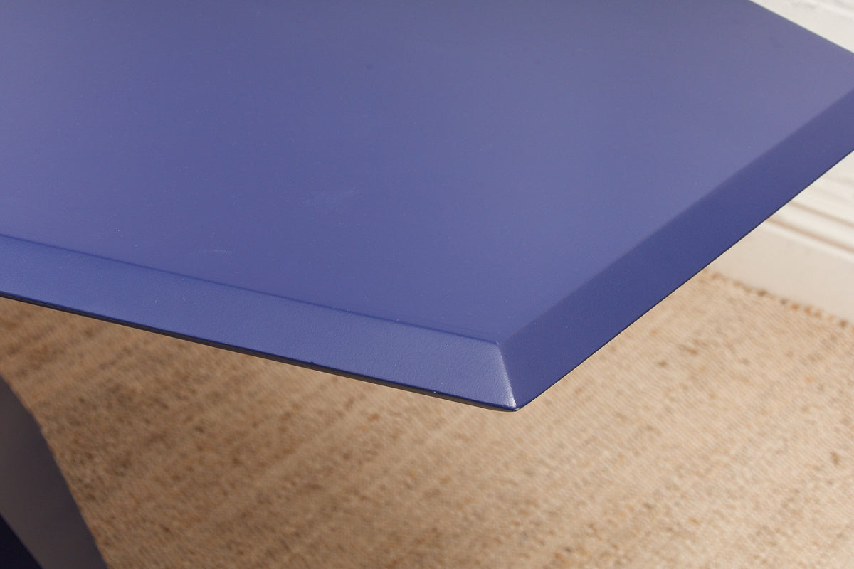 Rare 1970’s Origami Dining Table by Don S. Shoemaker in Blue