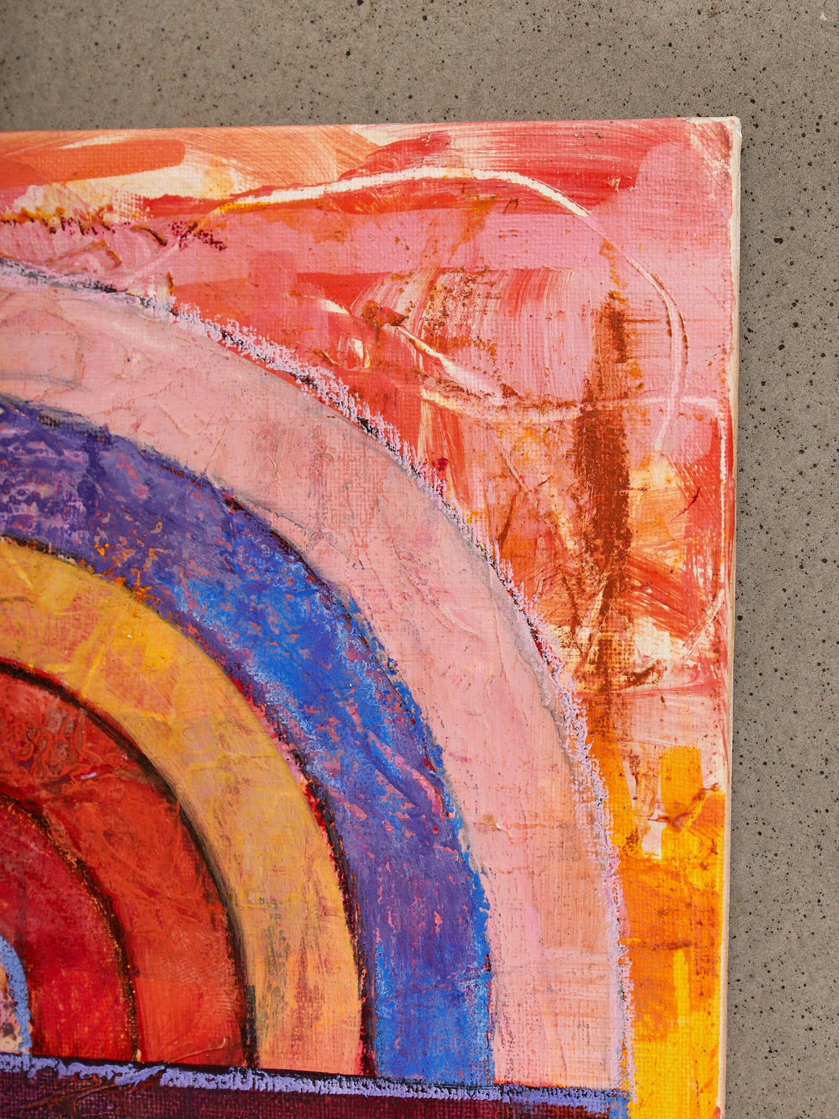 Color Study Original Painting by LA artist Elizabeth Martinez