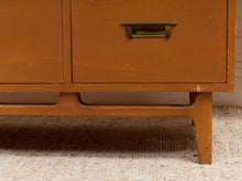 Vintage Mid-Century Modern Nine-Drawer Dresser by Red Lion Furniture Co. as Found