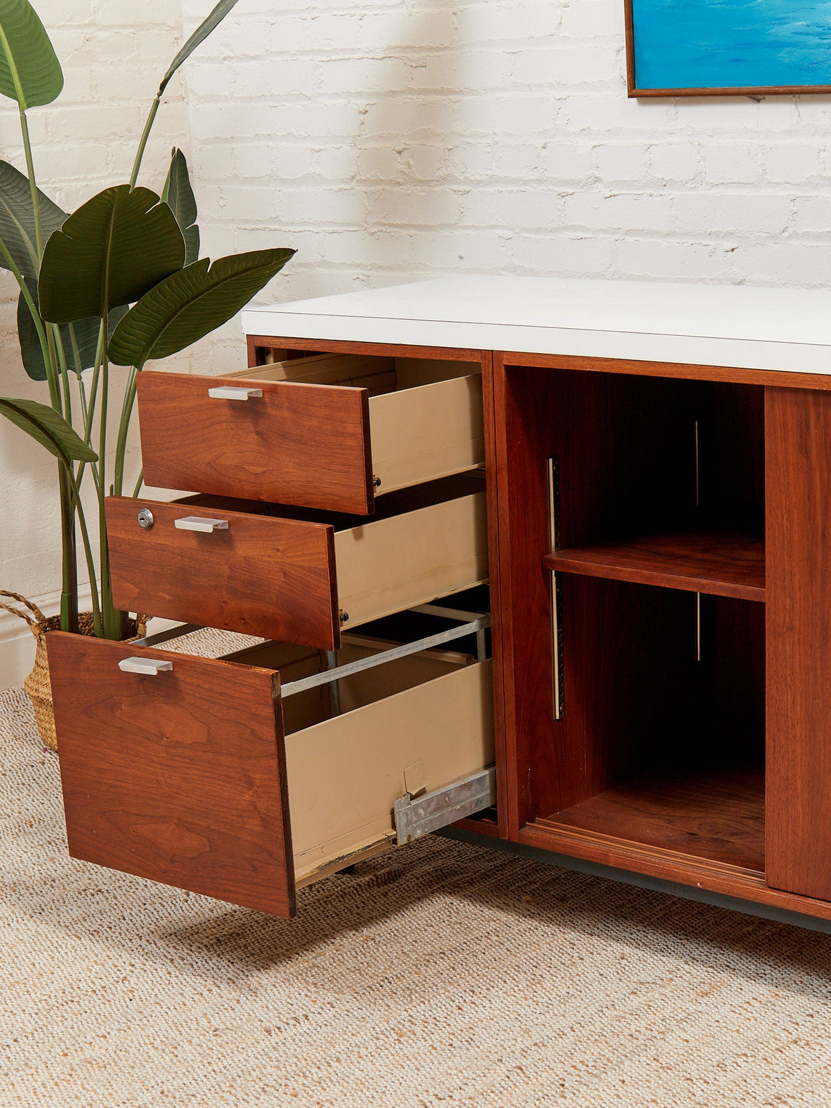Restored Vintage Credenza