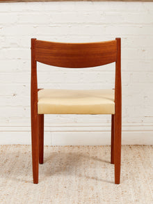 Danish modern Teak Chairs with Seat