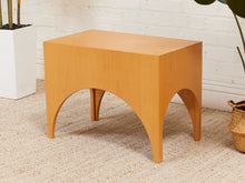 Arc Blonde End Table