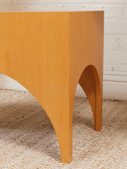 Arc Blonde End Table
