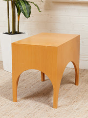 Arc Blonde End Table