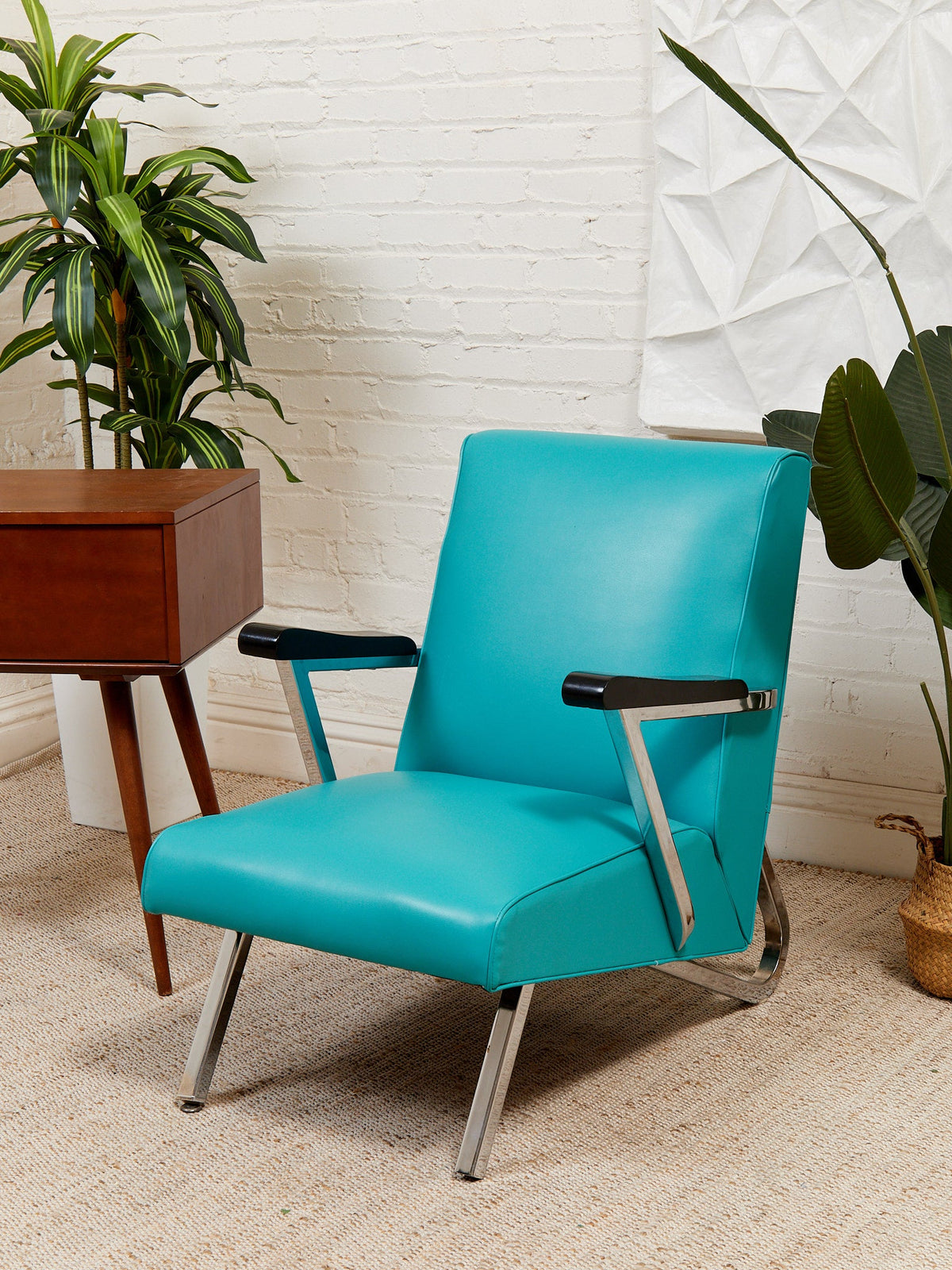 1960’s Turquoise Lounge Chair