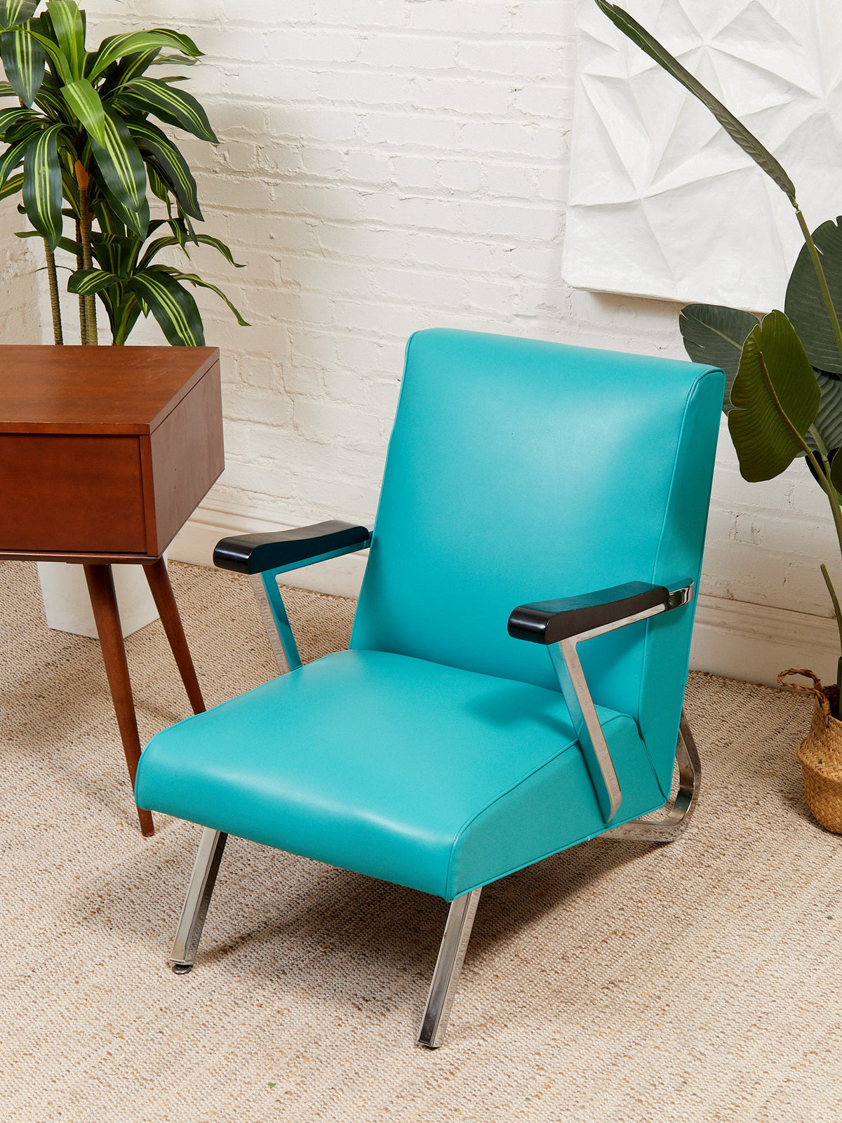 1960’s Turquoise Lounge Chair