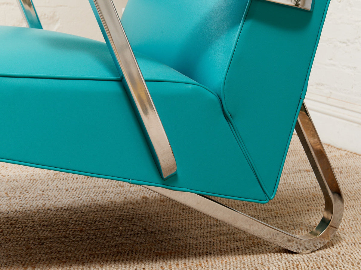 1960’s Turquoise Lounge Chair
