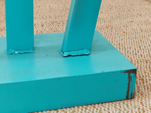 Tiki Sculpture in Aqua Handmade on of a kind