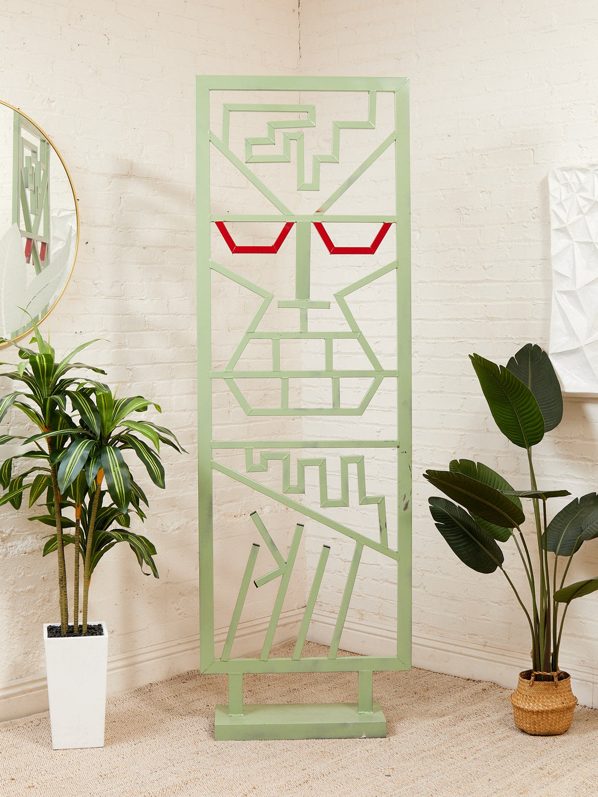 Tiki Guy Metal Artisan Made Sculpture