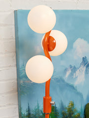 Orange Multi Globe Floor Lamp