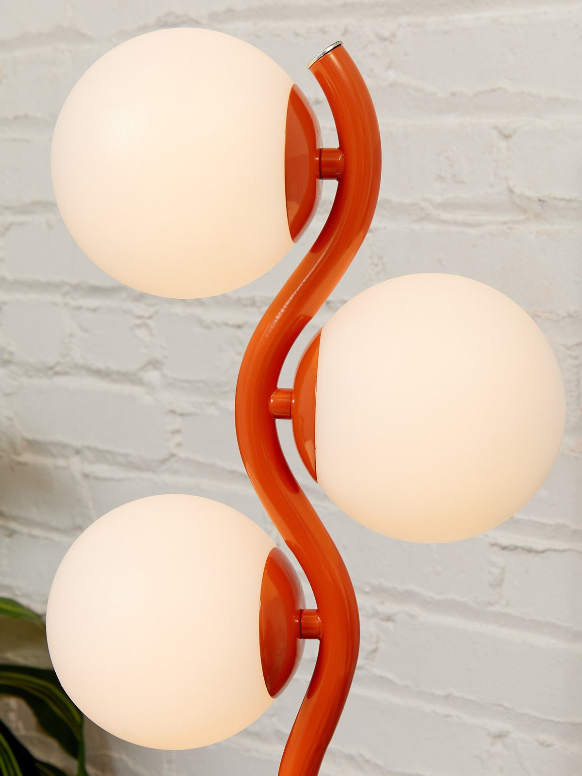 Orange Multi Globe Floor Lamp