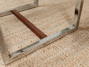 1970’s Wood and Chrome End Table