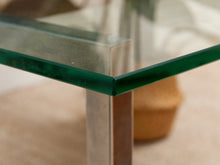 1970’s Wood and Chrome End Table