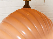 Orange Corral Shell Lamp