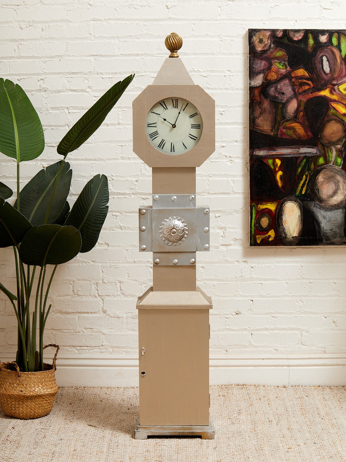 Grandfather Clock in Style of Alexander Girard