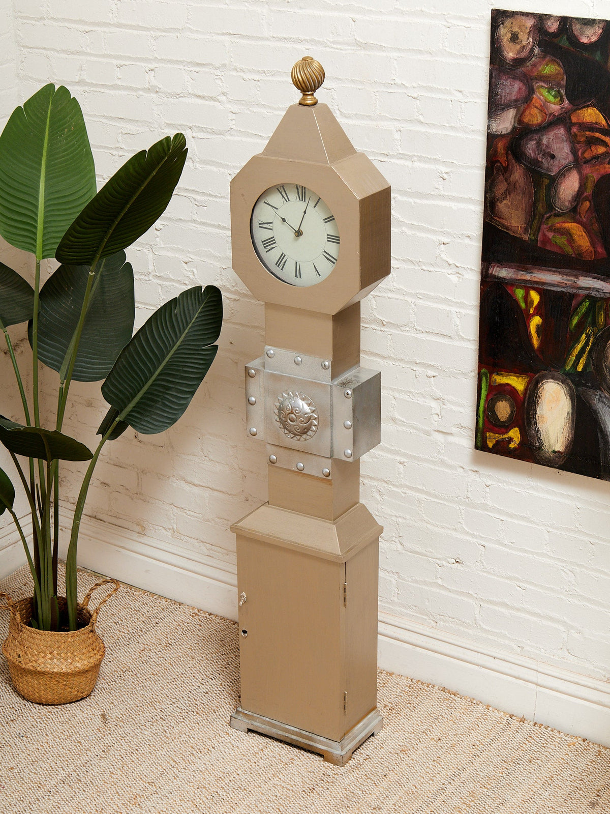 Grandfather Clock in Style of Alexander Girard