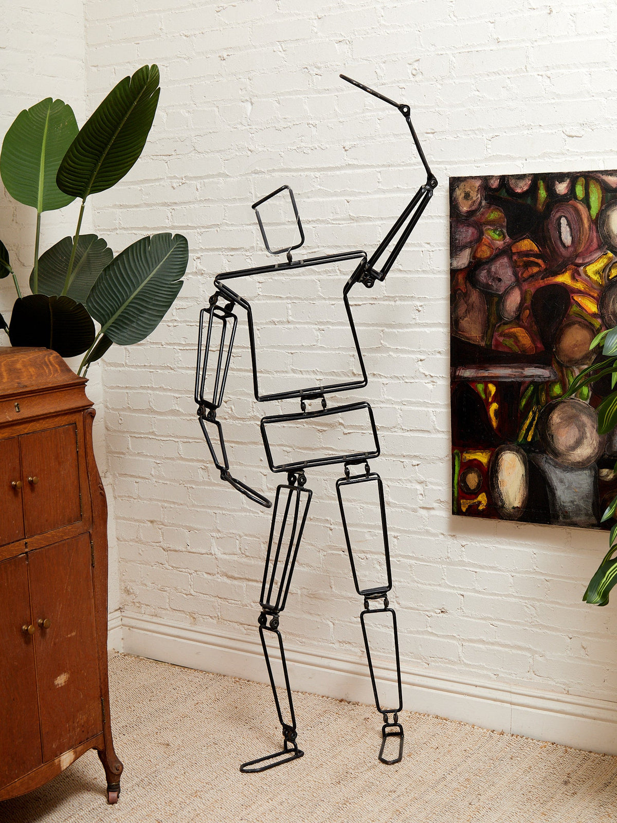 Postmodern Articulated Metal Figure
