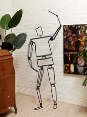 Postmodern Articulated Metal Figure