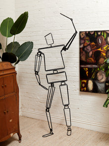Postmodern Articulated Metal Figure