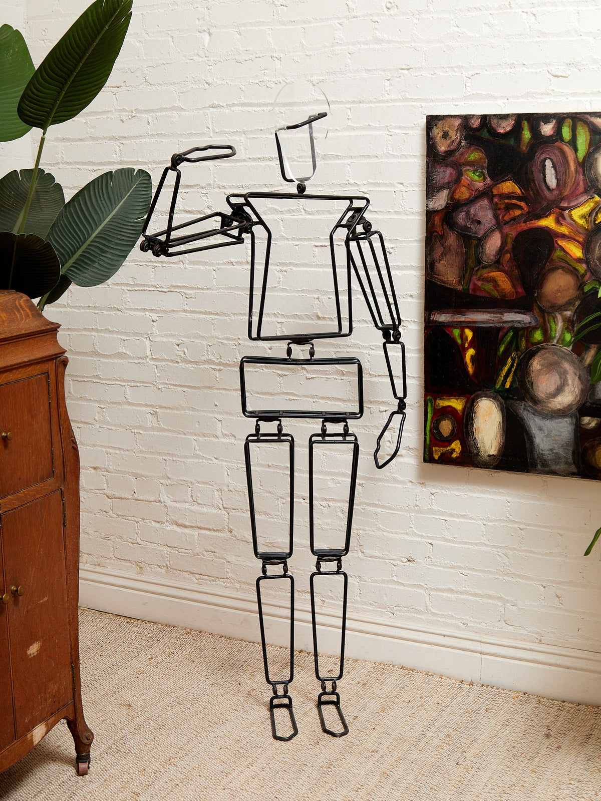 Postmodern Articulated Metal Figure