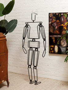 Postmodern Articulated Metal Figure
