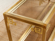 Mastercraft Brass 1970’s Hollywood Regency Entry table