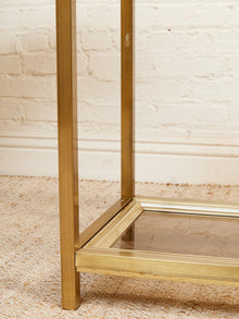 Mastercraft Brass 1970’s Hollywood Regency Entry table