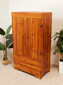 Pine primitive Mid-Century Vintage Armoire