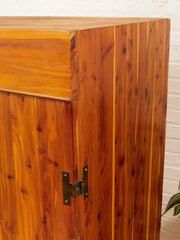 Pine primitive Mid-Century Vintage Armoire