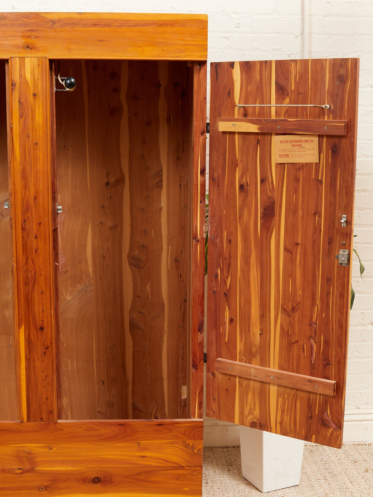 Pine primitive Mid-Century Vintage Armoire
