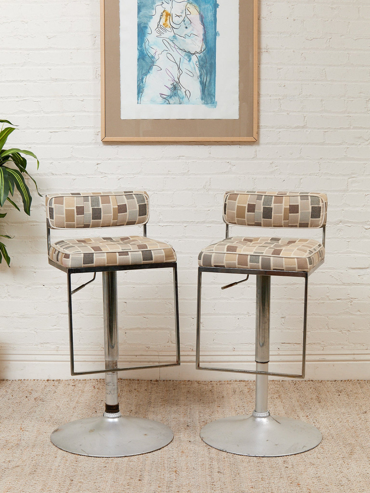 Pair Of Retro Stools