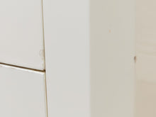 White Post Modern End Table Nightstand
