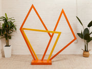 Orange and Yellow Art Wall Sculpture