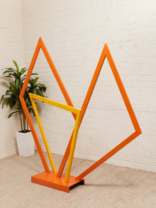 Orange and Yellow Art Wall Sculpture