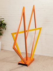 Orange and Yellow Art Wall Sculpture