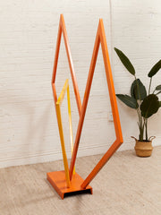 Orange and Yellow Art Wall Sculpture