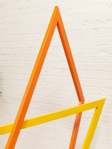 Orange and Yellow Art Wall Sculpture