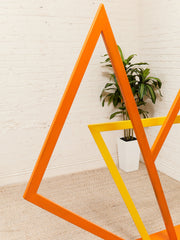 Orange and Yellow Art Wall Sculpture