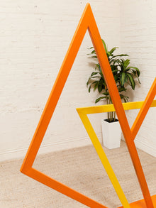 Orange and Yellow Art Wall Sculpture