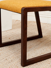 Camerich Dining Chair in Mustard Tweed
