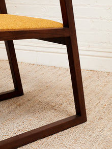 Camerich Dining Chair in Mustard Tweed