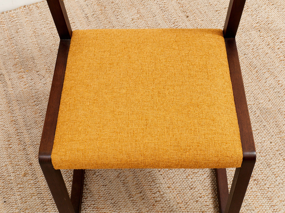 Camerich Dining Chair in Mustard Tweed