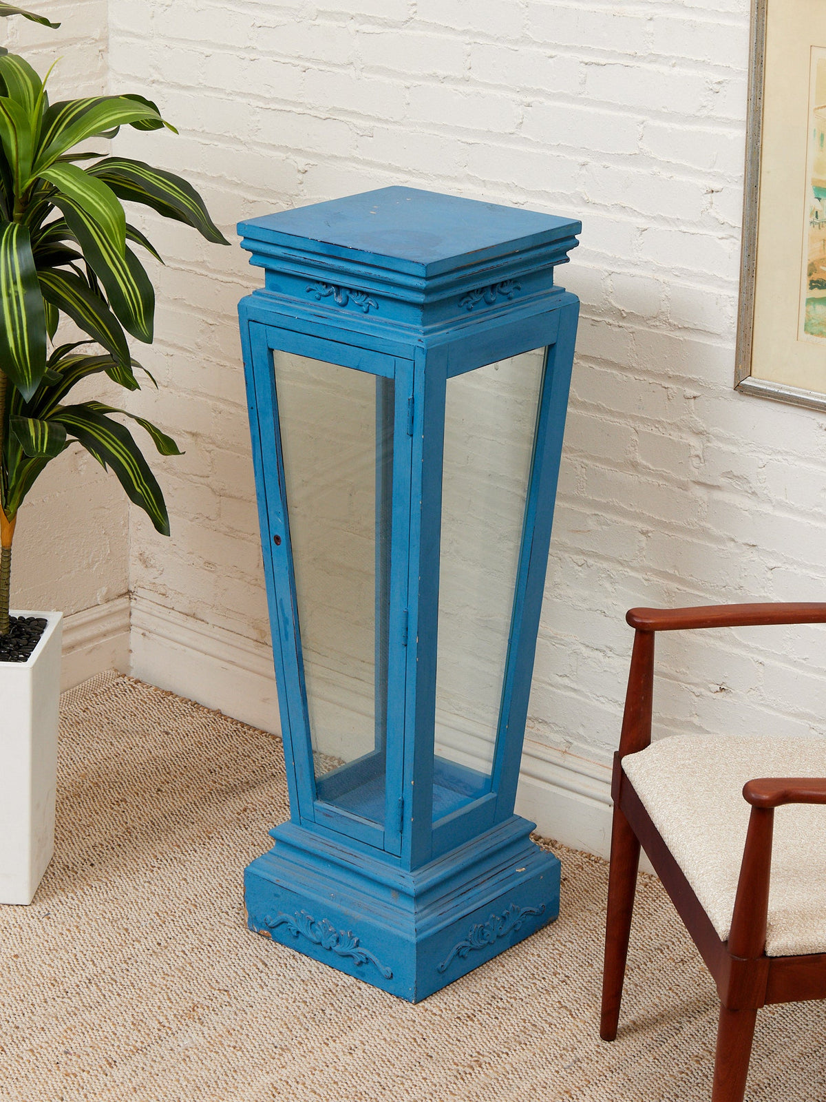 Blue French Vintage Pedestal