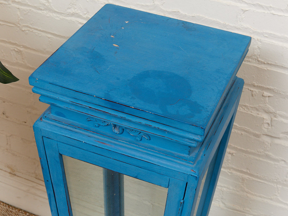 Blue French Vintage Pedestal