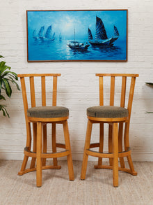 Wood Bar Stool