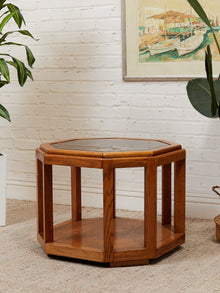 Smoked Glass End Table