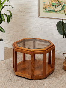 Smoked Glass End Table