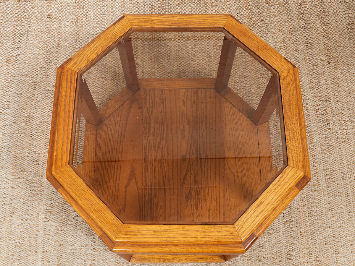 Smoked Glass End Table