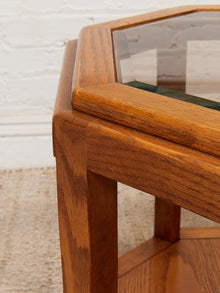 Smoked Glass End Table